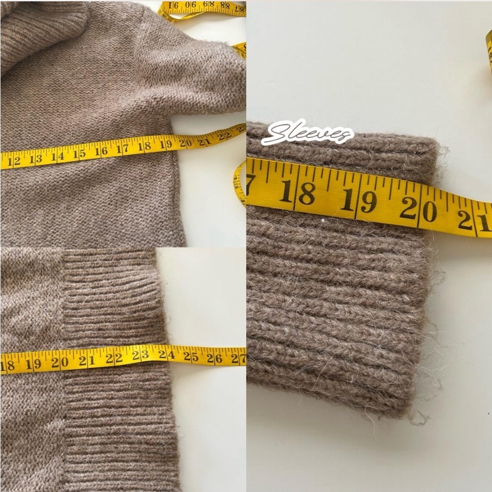 Banana Republic brown turtleneck sweater wool blend Size XS. - Picture 7 of 8